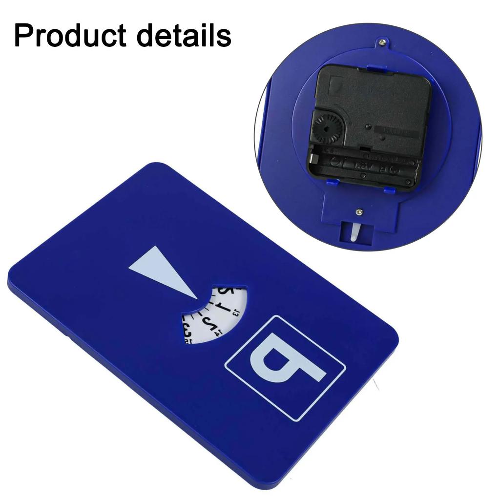 Parking Disc Parking Meters Blue Plastic Parking Portable Car Parking Disc Timer Arrival Times Display