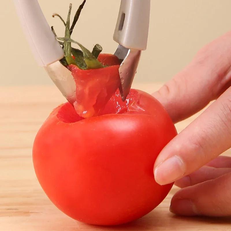 Овощечистка для глаз ананаса, многофункциональная машина для очистки клубники из нержавеющей стали, резак для удаления семян фруктов, аксессуары для дома и кухни