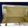 Used Japanese style bag formal cherry blossom pattern golden long-sleeved kimono visiting wear wedding