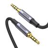 UGREEN Audio Cable 4 Pole Mini Plug TRRS Headphone Cable AUX Male To Male Stereo Mini Plug Highly Durable Nylon Braid Sound Quality 24K Gold Plated