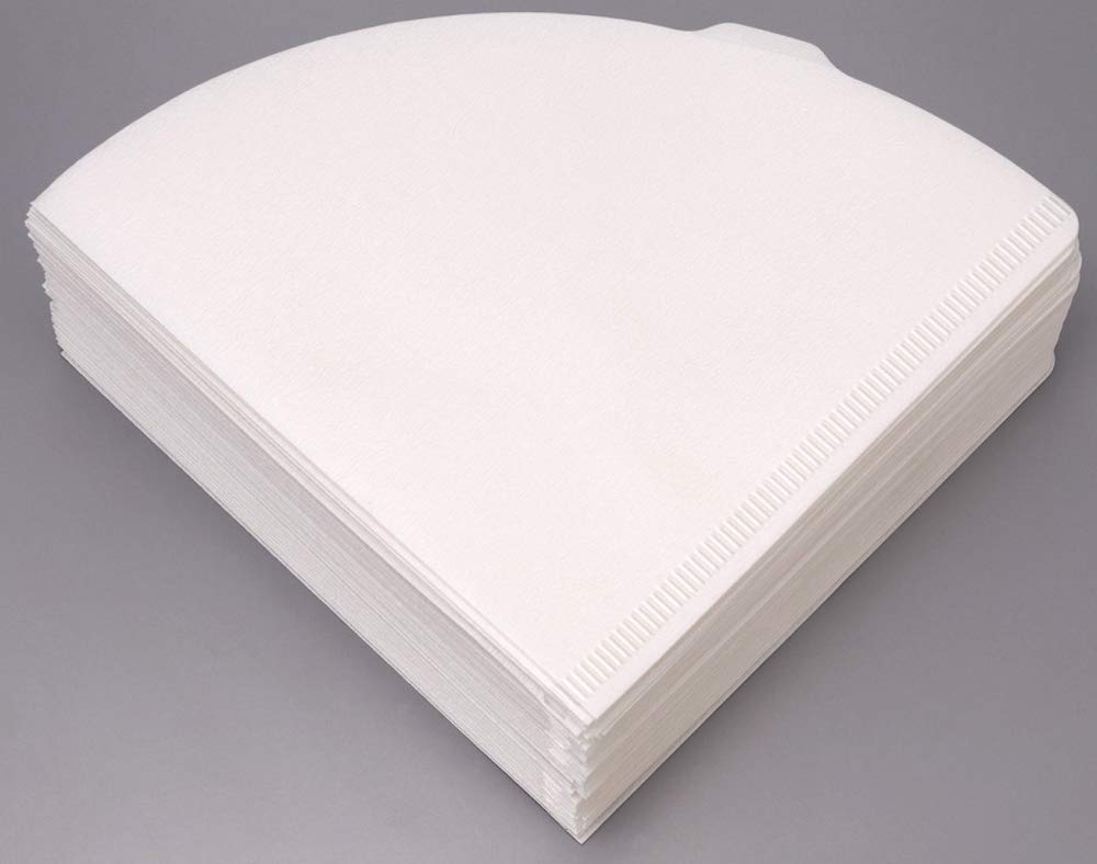 HARIO V60 Paper cup 500 filters per Made in Japan Filters, 1-4 capacity, pack, White, (VCF-02-100W)