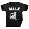 Новинка, потрясающая футболка с надписью «I Love Forklift Driver», графическая уличная одежда с коротким рукавом, подарки на день рождения, летний стиль 80158