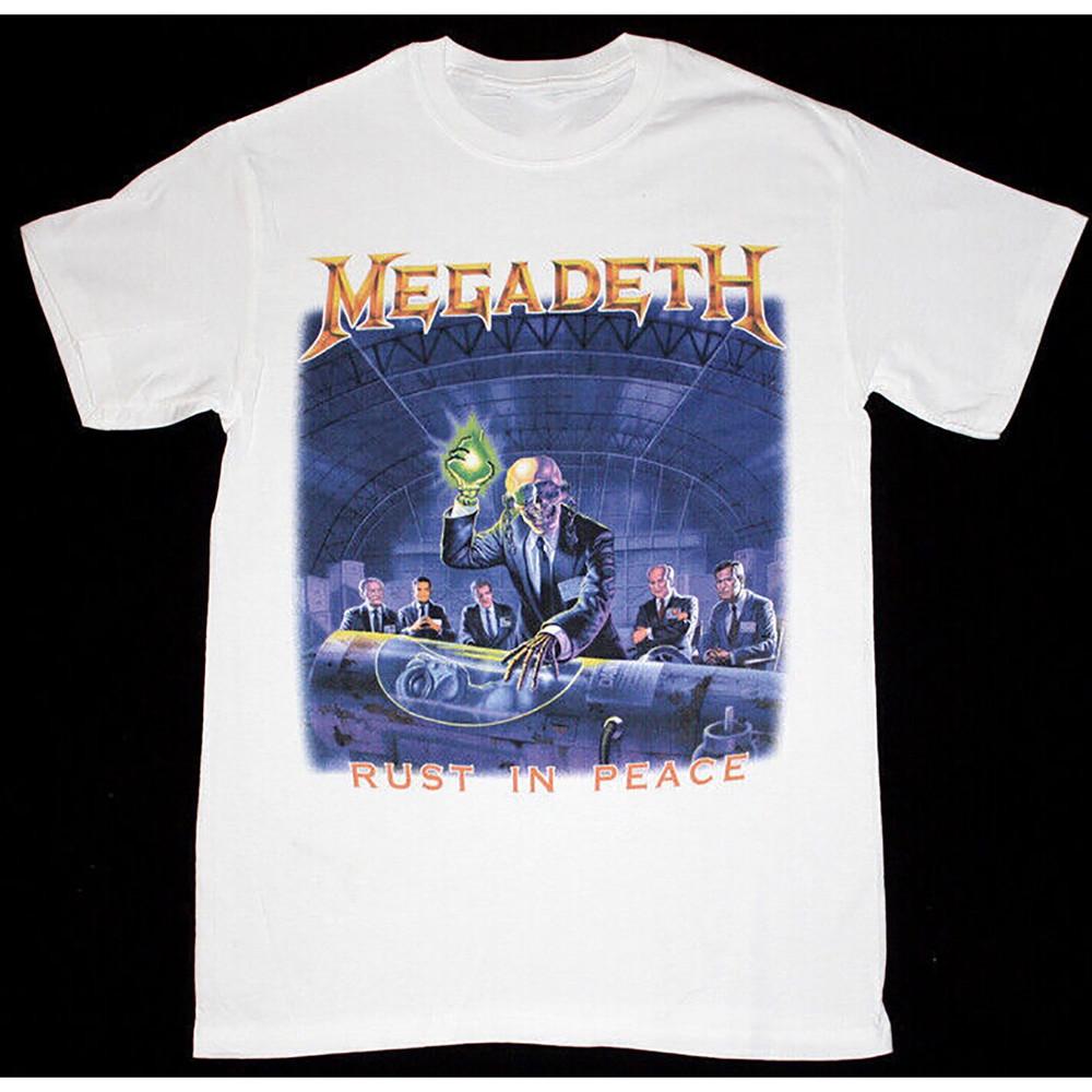 Rare Megadeth Rust in Peace Men T-Shirt All size shirt Gift Funny F013 Unisex T-Shirt