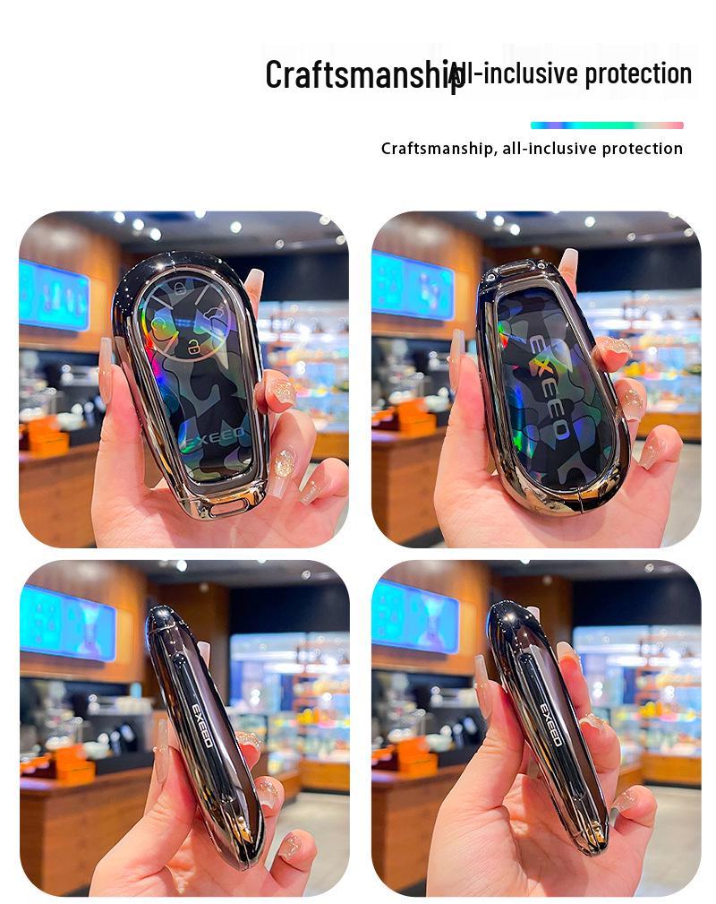 Подходящий чехол для ключей для Exeed Lanyue 25, Chery TX, Yaoguang, CDM, Lingyun, Xingjiyuan ES/ET, Zhuifeng.