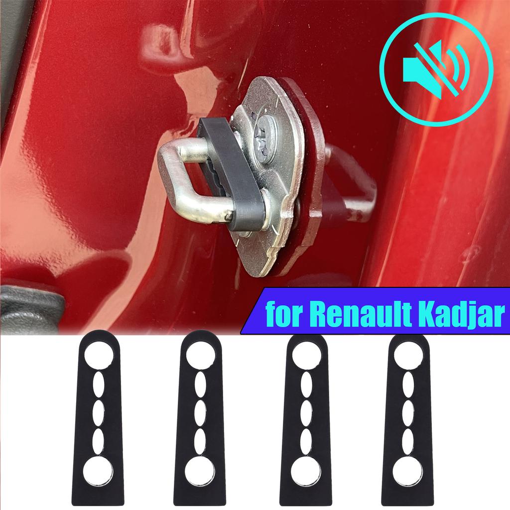 Дверной замок, буферный демпфер для Renault Kadjar, звукоизоляция, тихий, глухой, скрипучий, шумоизоляционный, уплотнитель, ограничитель