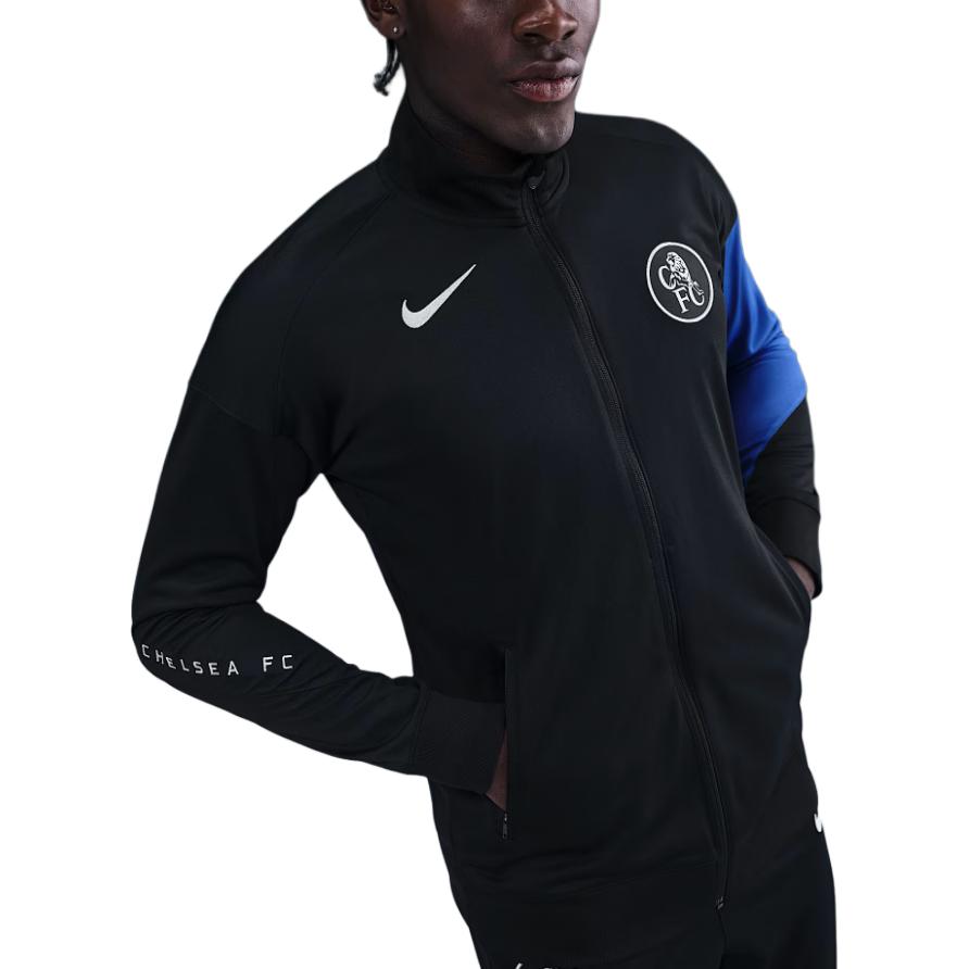 Nike Мужская тренировочная куртка Chelsea FC Strike Третья Nike Dri-FIT Total 90 Футбольная вязаная куртка HM3388-011