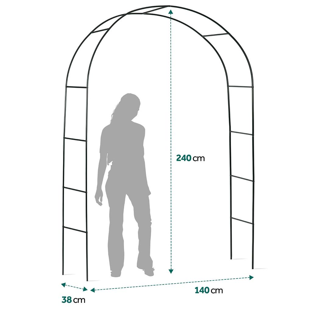 Pergola Ogrodowa Łuk 240 Cm Plonos Pl-990