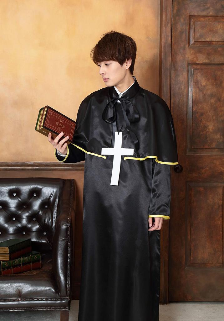 Party City Косплей Кристон Халат Черный Мужской