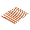 12 шт карбонизированные бамбуковые крючки для вязания вязальных игл набор ткацких инструментов аксессуар