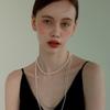 Less Is More Long Pearl Necklace