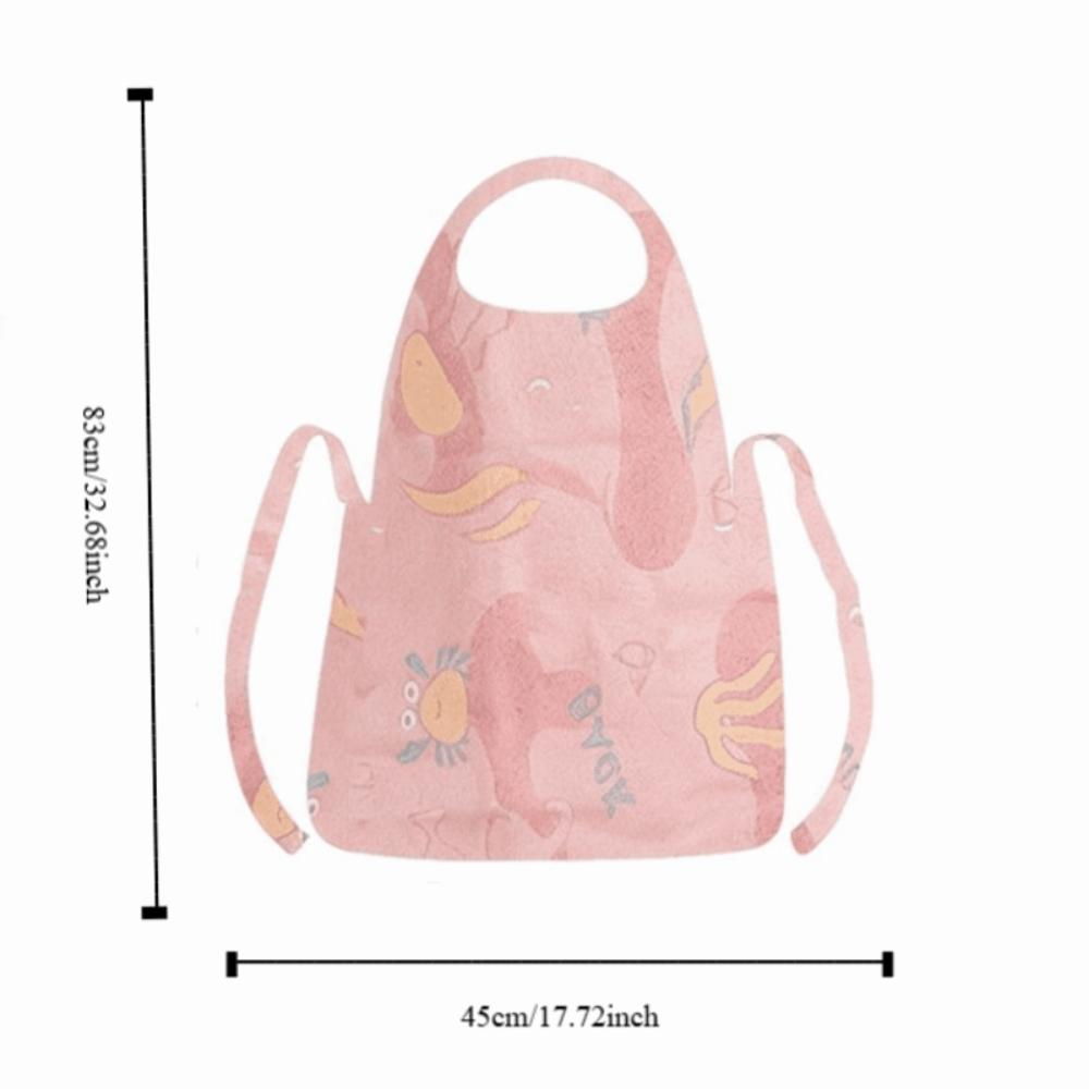 Breathable Unisex Aprons Anti Fouling Thicken Disposable Non-woven Apron Rabbit Oil-proof Hot Pot Restaurant Apron Picnic