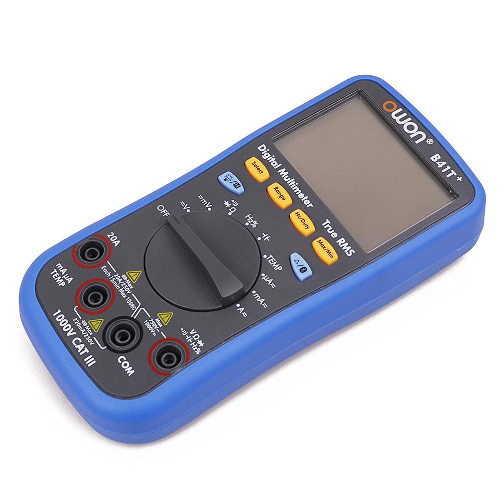 OWON B41T+ 4 1/2 Digital Multimeter With Bluetooth True RMS Backlight Test Meter Multímetros