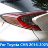 Накладки на задние фонари "Ресницы" для Toyota CHR C-HR 2016- Хромированные накладки на задние фонари Наклейки Аксессуары Стайлинг автомобиля