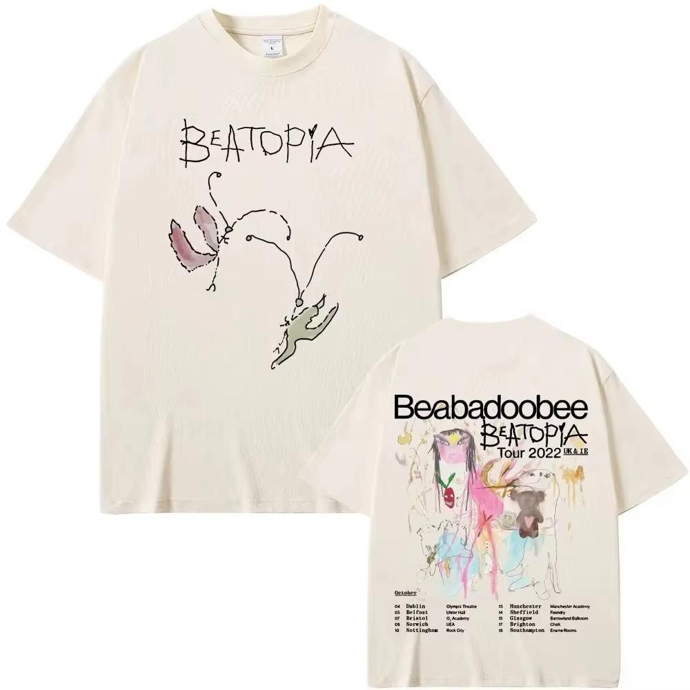Beabadoobee Beatopia Tour Tshirt 2026 Summer Unisexs Womens Fashion Harajuku Cotton Oversized Street Wear Aesthetic Tshirt
