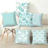 Bohemian Mint Green Pillowcase 45*45 Cm Modern Geometric Print Pillowcase Living Room Sofa Home Decoration Cushion Cover