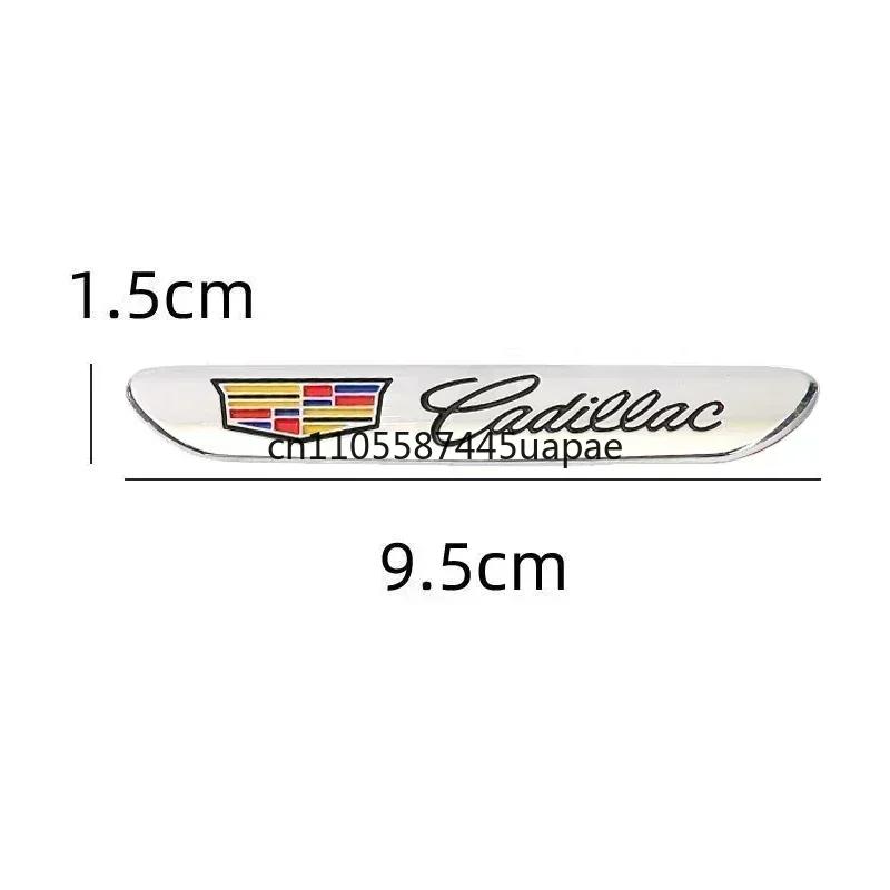 AABHR1 Alloy Car Fender Side Emblem Stickers Rear Trunk Badge for Cadillac ATS BLS CT4 CT5 CT6 CTS ESCALADE EXT SLS STS XT4 XT5 XT6 XTS
