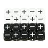 10pcs 16mm Fate Dice Opaque Black  White for Family Party Entertainment and Leisure Table Game