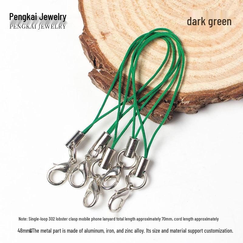 Сделай сам Красочный ремешок для мобильного телефона с карабином-лобстером – Аксессуар для ювелирных изделий ручной работы и шнурок-подвеска