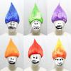 Trolls Cosplay Wig With Flame Style For Halloween Parties And Anime Costumes