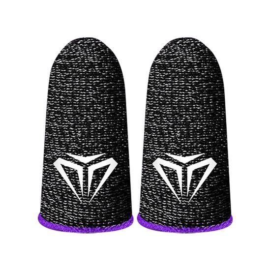 1 пара дышащих ультратонких игровых накладок на пальцы, универсальные накладки на кончики пальцев для контроллера, перчатки для большого пальца