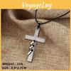 Anime Death Note Cross Pendant Necklace With Alloy Charm For Unisex Wear And Collectors