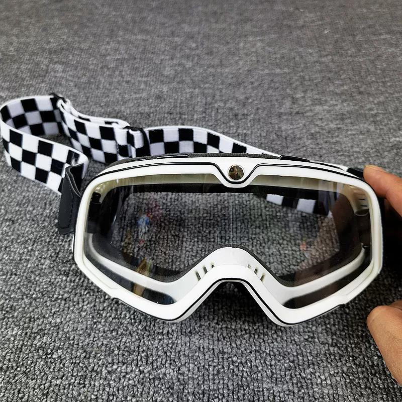 Motorcycle personalized glasses ski goggles men and women retro off-road riding locomotive windproof sand helmet goggles