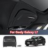 Car Glasses Case Suede Sunglasses Storage Clip Box for Geely Galaxy L7  2024 Magnetic Clip-on Car Sun Visor Glasses Holder