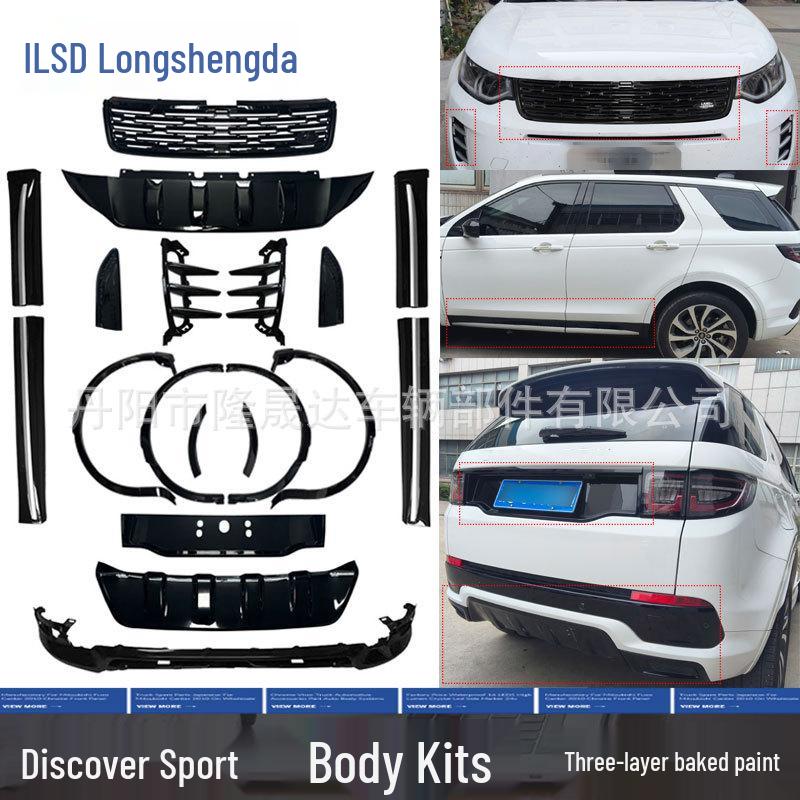Discovery Sport Obsidian Kit: Grille, Bumper Plate, Door Panel, Fender, Fog Light Frame, Air Vent for 20+