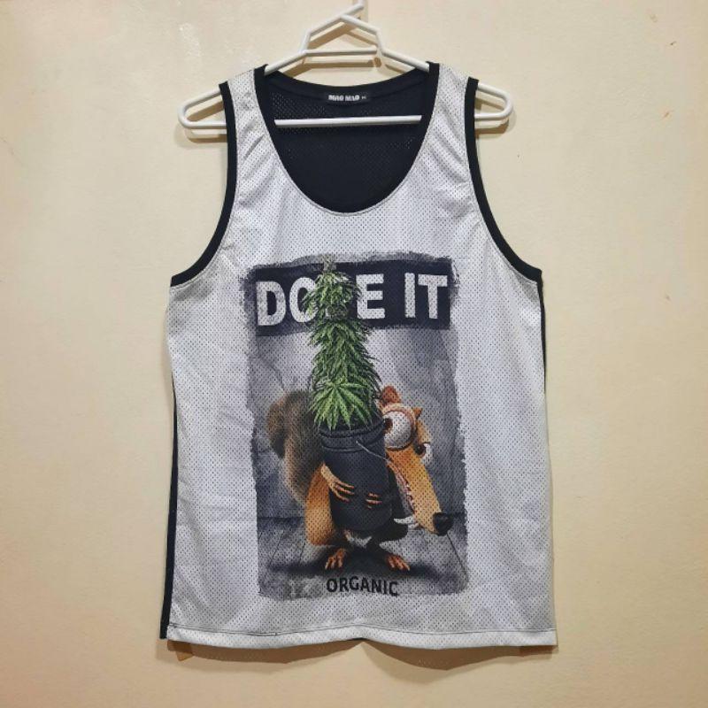 Майка с сеткой с принтом унисекс для мужчин и женщин футболка с сеткой без рукавов 1