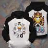 Fashionable Trendy Hooded ONE PIECE 3d Hoodie Men's Sweatshirt Ladies Top 3D Printing ONE PIECE Kids Casual Pullover