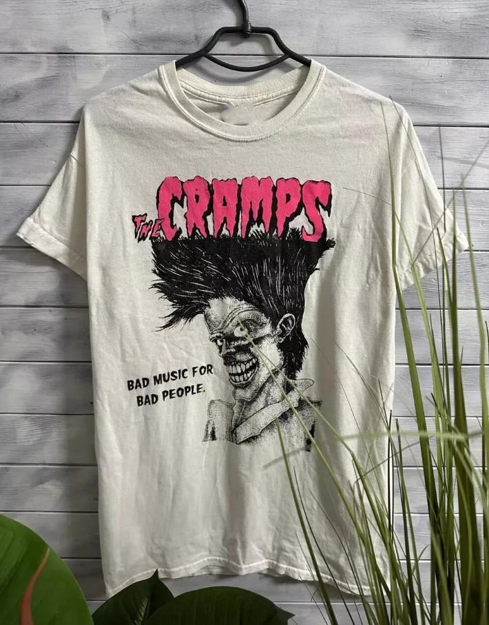 Футболка с коротким рукавом The Cramps Bad Music For Bad People размеры S-4XL