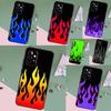 Синий Красный Огненный Огонь Чехол Для Samsung Galaxy A52 A32 A12 A16 A26 A36 A56 A15 A35 A55 A34 A54 A13 A33 A53 A17 A06
