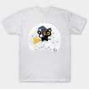 T Shirt Women Cat Witch Harajuku Print Kawaii Tshirt Summer Short Sleeve Female T-Shirt Top Tee