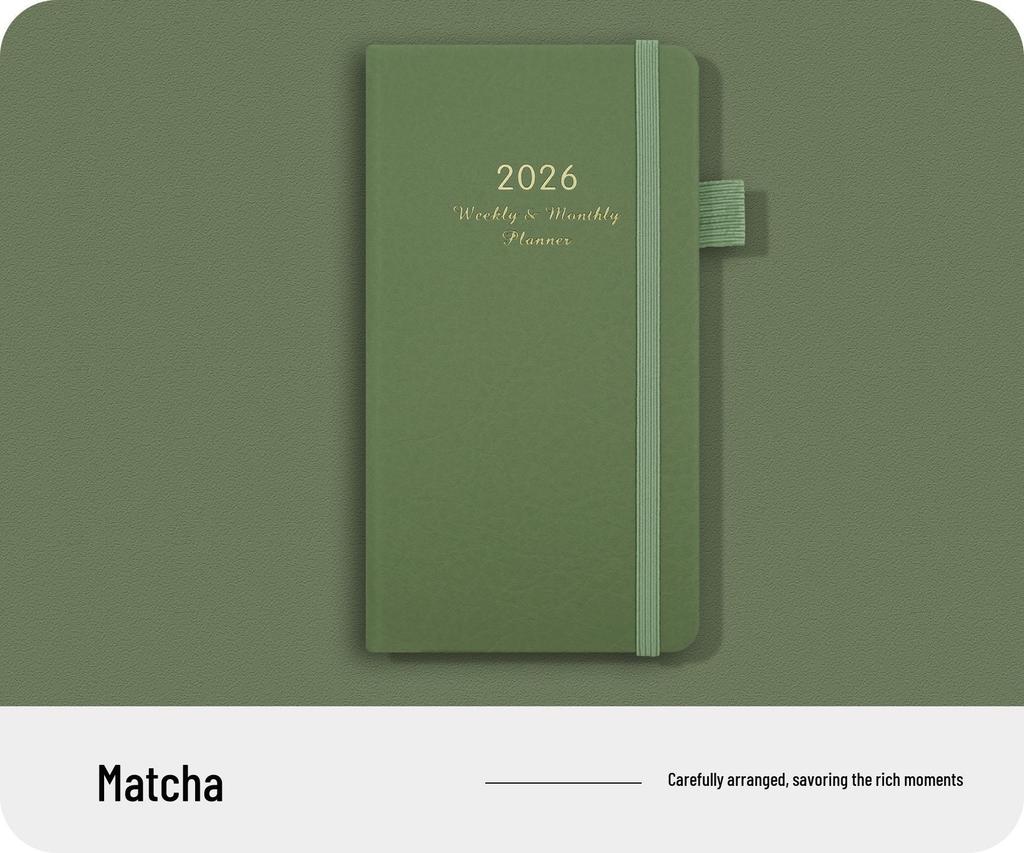 В наличии 2026 Английский еженедельник-дневник 24K