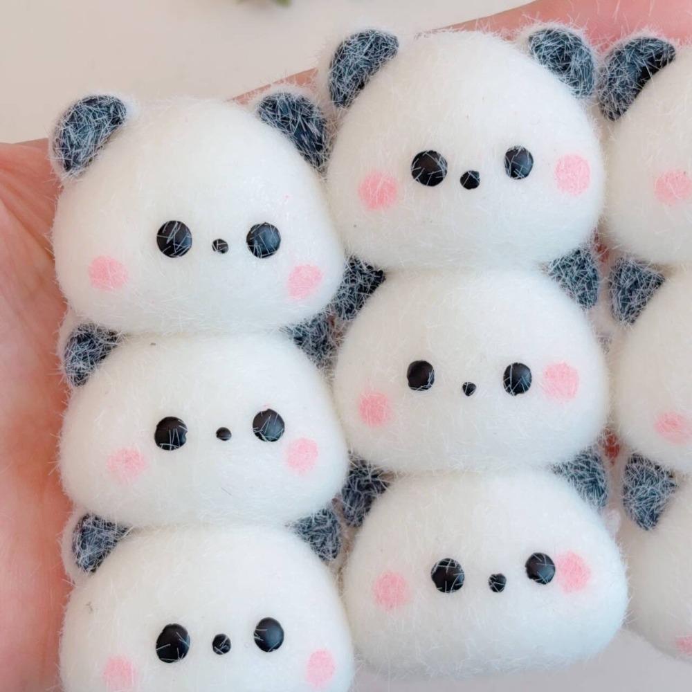 Slow Rebound Panda Pinch Toy Panda Head Decompression Toy Cartoon Squeeze Toy Gift