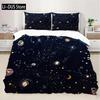 Пододеяльник с принтом планет Галактики, Постельный комплект, Мягкие и уютные предметы декора для дома и спальни, Стильный и удобный постельный комплект