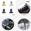 100sets Brass Eyelet No Washer 1.5mm/2mm/2.5mm Leather Craft  Grommet Round Eye Ring Shoes Bag Clothing Leather Belt Hat