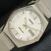 JAPAN VINTAGE SEIKO AUTOMATIC 6309A MENS SILVER COLOR DIAL WATCH A500837-5 R154-a500837
