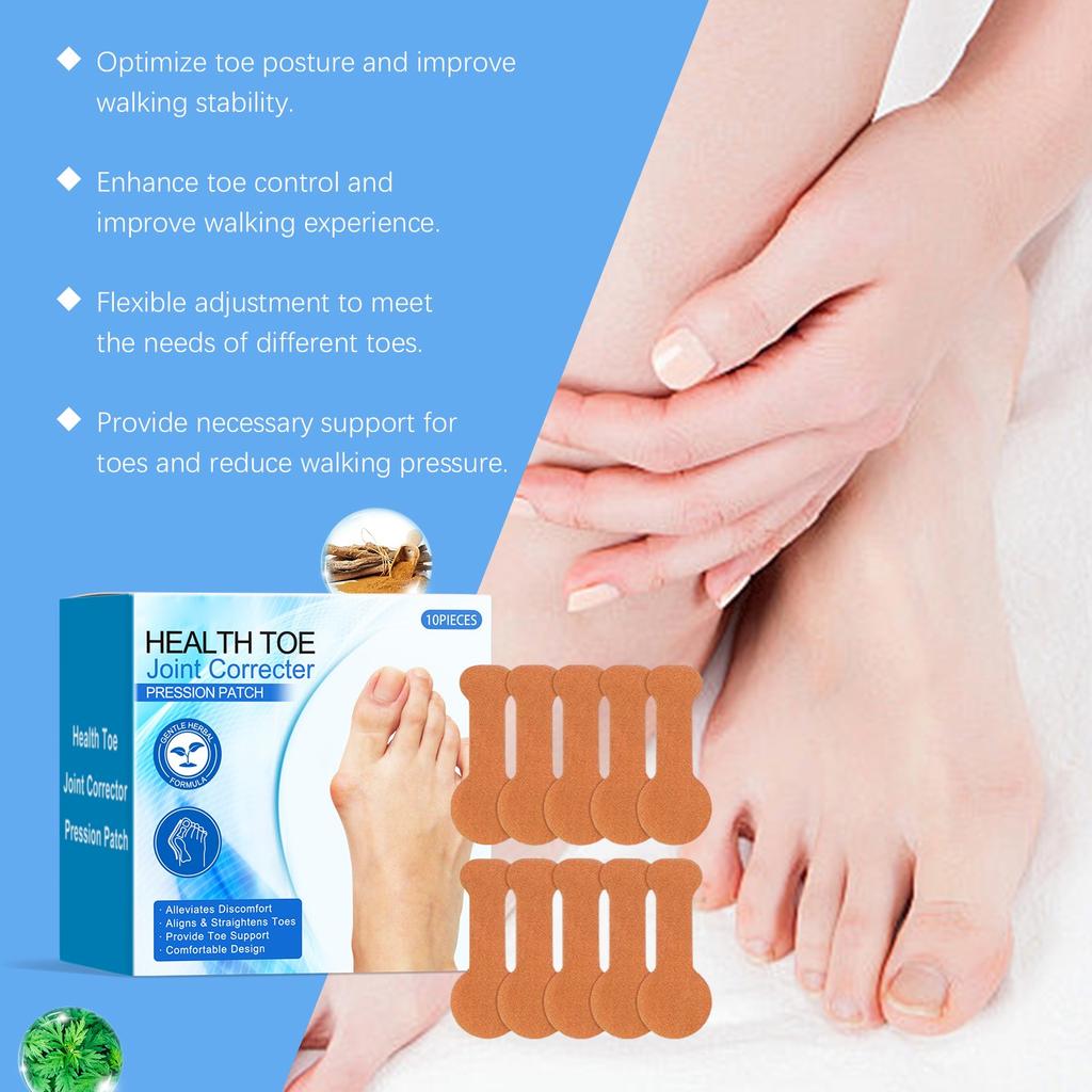 Пластырь для ухода за суставами пальцев ног, ежедневный, долговечный, удобный и бережный уход, портативный бандаж для ухода