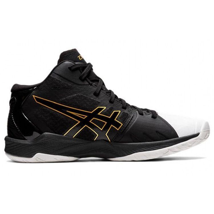 Asics V-Swift FF MT 3 Comfortable Shock Absorption Durable Supportive Mid-Top Volleyball Training Shoes Unisex Sneaker White Black 1053A044-100