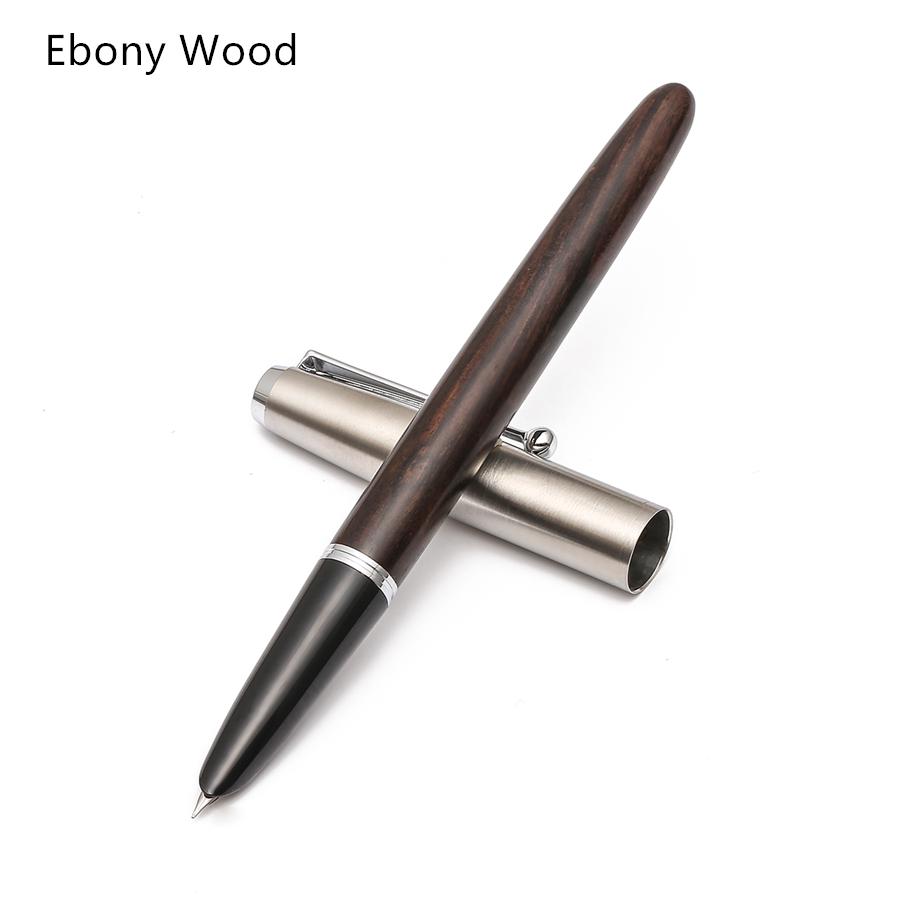 Jinhao 51A обновленная авторучка с деревянным корпусом, тонкий наконечник для письма, школа финансовой звукозаписи A6994
