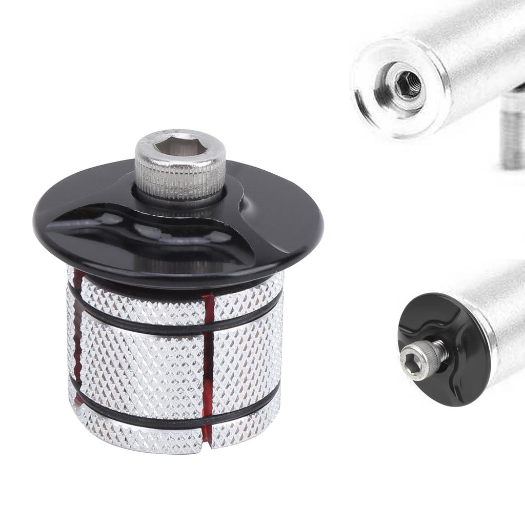 Велосипедная передняя вилка, рулевая колонка, расширительный винт, расширенный сердечник, треугольная крышка, черная