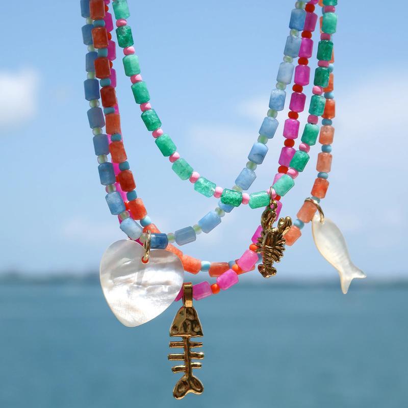Matte Resin Bead Chain Multi-Color Soft Touch DIY Accessories for Custom Necklace Choker Boho Jewelry Design