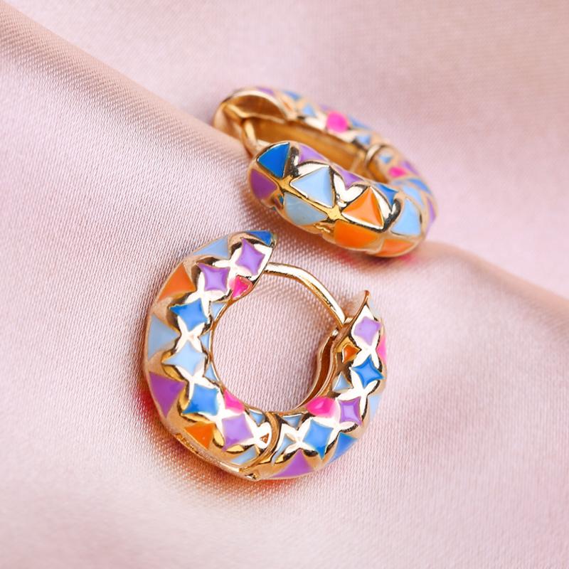 KNIKOO Круглые серьги-клипсы для женщин, модные цветочные серьги, ювелирные изделия для подарков на свадьбу