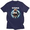 Sigma Italian Brainrot Meme Penguin Sushi T Shirt for Men Tshirt Fashion Short Sleeve Tee Shirt Slim Fit Clothing Gift