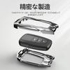 Металлический интеллектуальный чехол для ключа. Подходит для моделей Toyota. Инновационный дизайн-броня