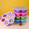 7 Holes Kitchen Storage & Organization Can Be Reused Silica Gel Baby Food Freezer Tray Preserved Egg Bite Mold Home Garden