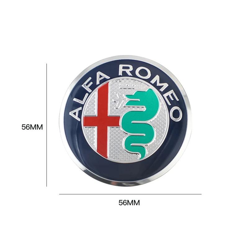 Car Stickers For Alfa Romeo Car Wheel Hub Center Cap Metal Emblem Stickers For Alfa Romeo Giulietta GT 159 147 156 Mito Brera Gi