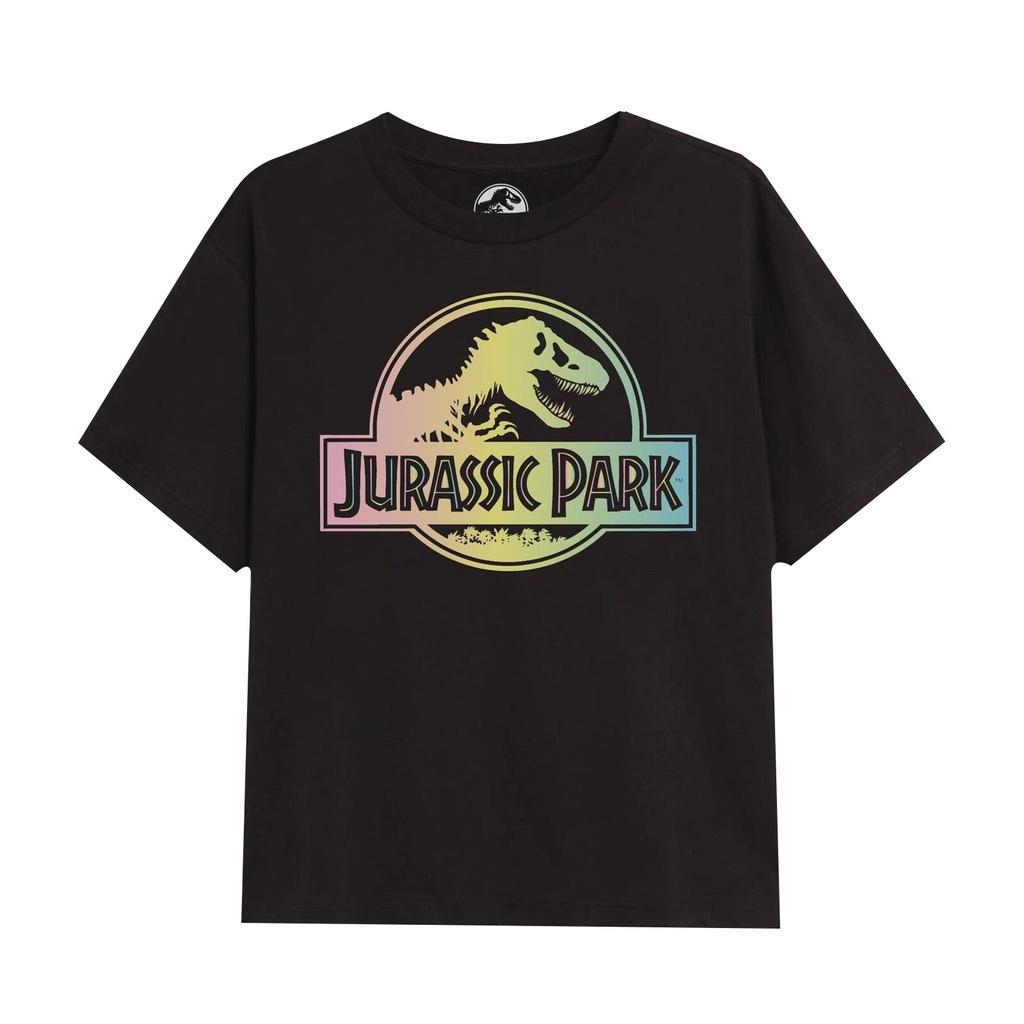 Jurassic Park Girls Gradient Logo T-Shirt