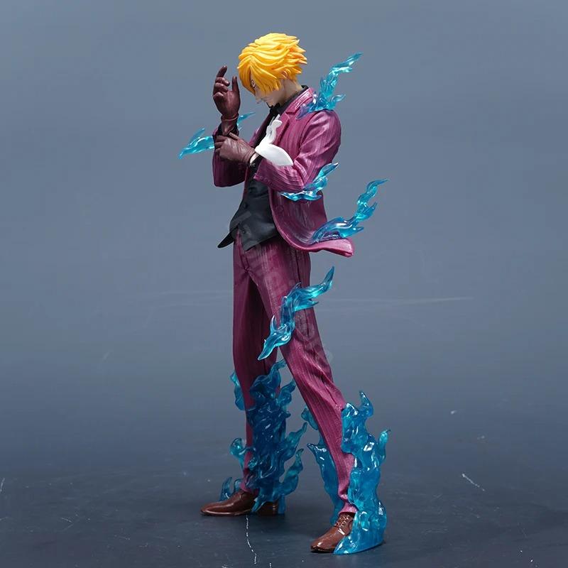Фигурка One Piece Санджи Аниме Фигурки Винсмоук Санджи Фигурка Дьявольская Нога Статуя ПВХ Модель Коллекция Декор Игрушка Подарок на День Рождения